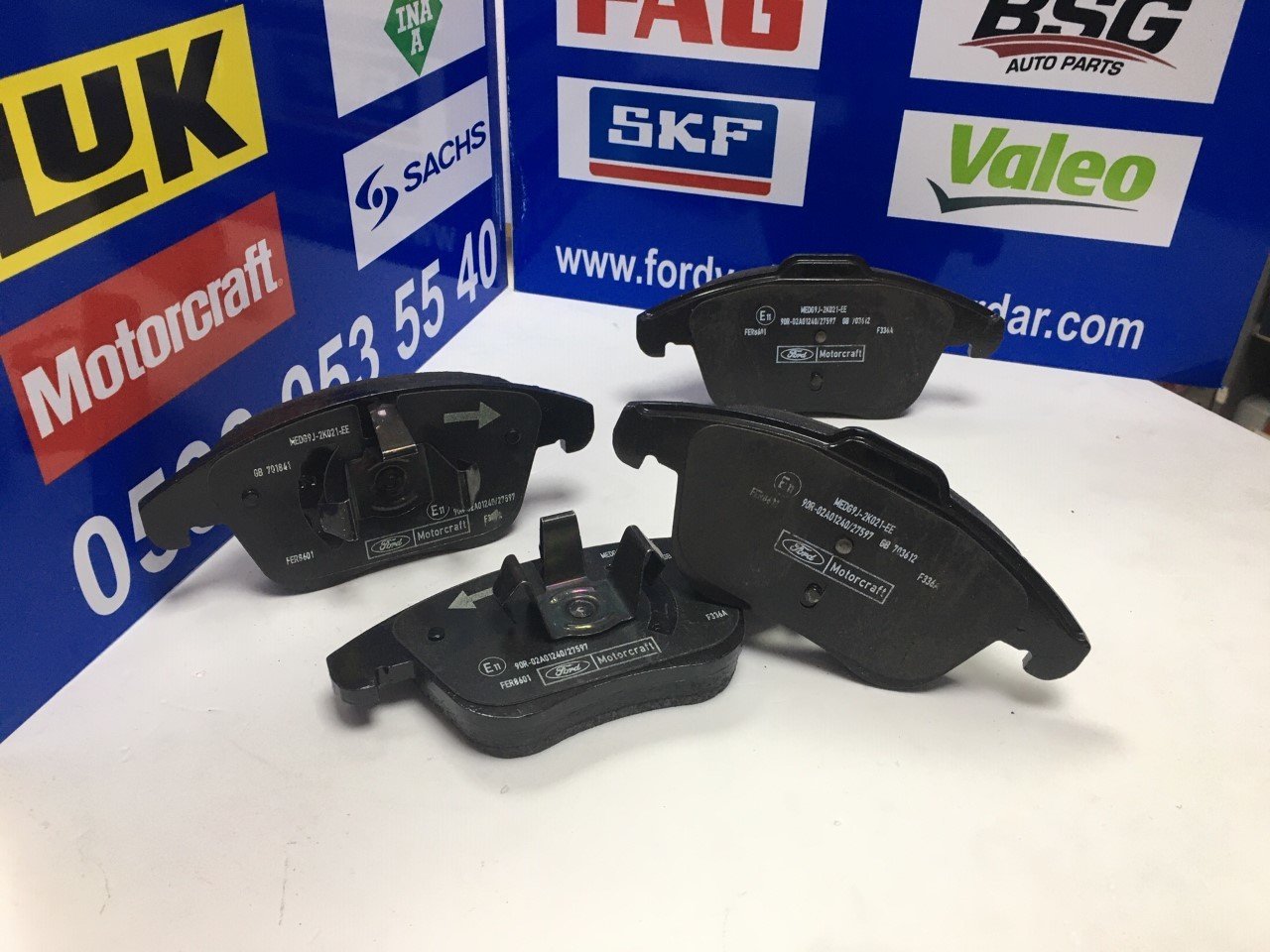 Ford Mondeo Ön Fren Balata Takımı 2014-2019 Yıllar Arası MOTORCRAFT