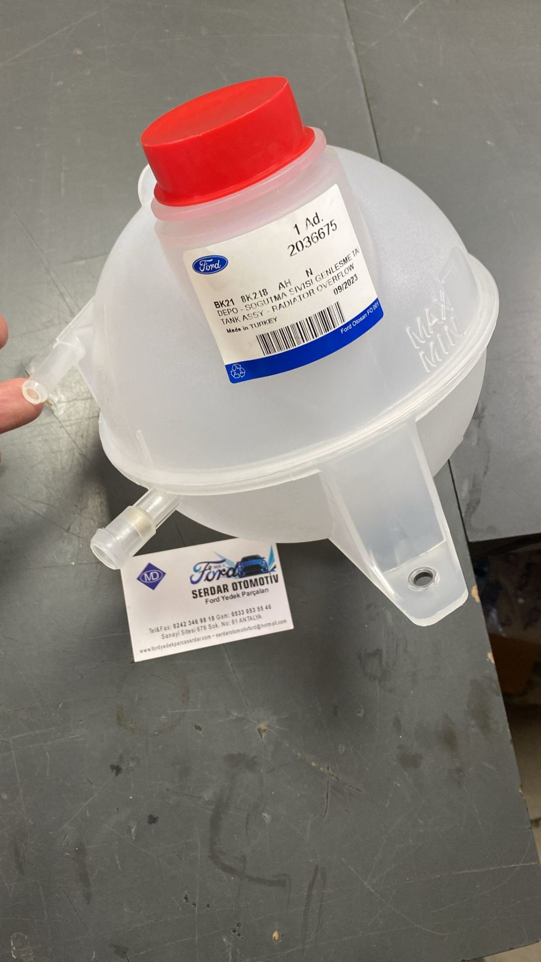 Ford Custom Radyatör Yedek Su Deposu Orjinal ford BK218K218AH