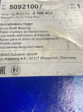 ÖN SAĞ AKS ORTA DENGE BİLYASI 2002-2013 ARASI MONDEO SWAG GERMANY