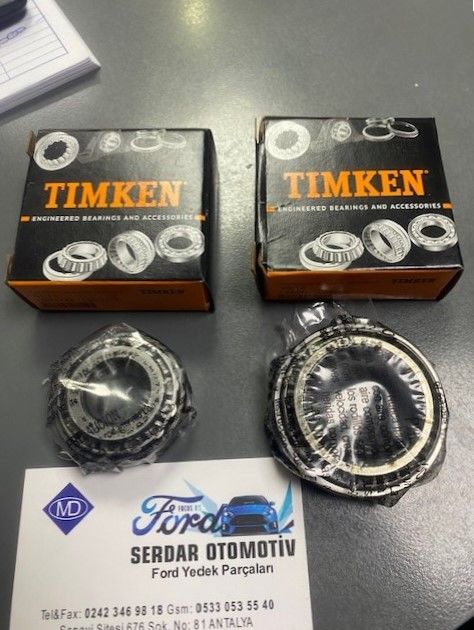 TAUNUS ÖN TEKER İÇ DIŞ BİLYA SETİ KEÇELİ TIMKEN