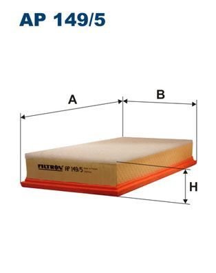 HAVA FİLTRESİ GOLF4-BORA-A3-TOLEDO-OCTAVİA 97-04 ARASI AKL AGN AGR ALH AFH BFQ 1,6-1,8-1,9 TDİ FİLTRON AP 149/1 1J0129620