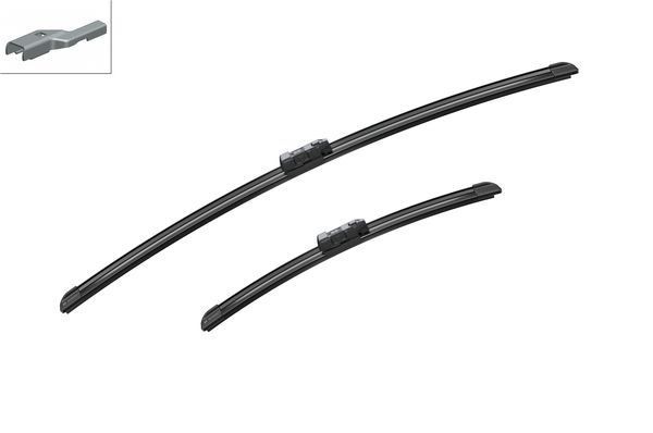 SİLECEK SÜPÜRGESİ ÖN TAKIM 600 / 500 MM (MUZ TİPİ) Audi A4-A5-Q3-Q5-MACAN AMAROK A620S KRG-MS6053B 8K1998002 8R1998002
