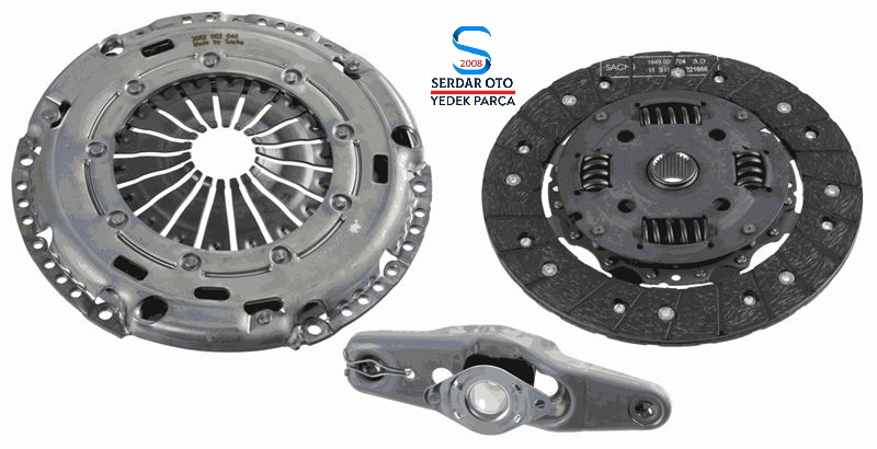 VOLKSWAGEN DEBRİYAJ SETİ LEON POLO GOLF7 AUDİ A3 SUPERB PASSAT 1.4 TSİ CAX-CZCA SACHS 3000950072 04E141025A (Kargosu Ücretsiz)