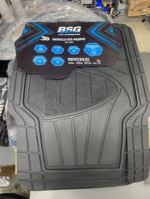 Paspas Takımı 5 Parça Üniversal Siyah Renk Tüm Araçlara BSG 99-993-001 (Kargosu Ücretsiz)