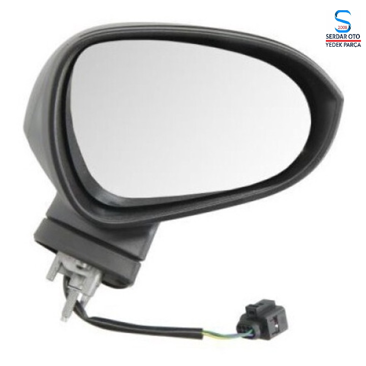 SEAT LEON DIŞ DİKİZ AYNASI SAĞ ELEKTRİKLİ 3 PIN (1P1) 2009- 6128096 1P0857538 6J0857522F D1-B3 (Kargosu Ücretsiz)