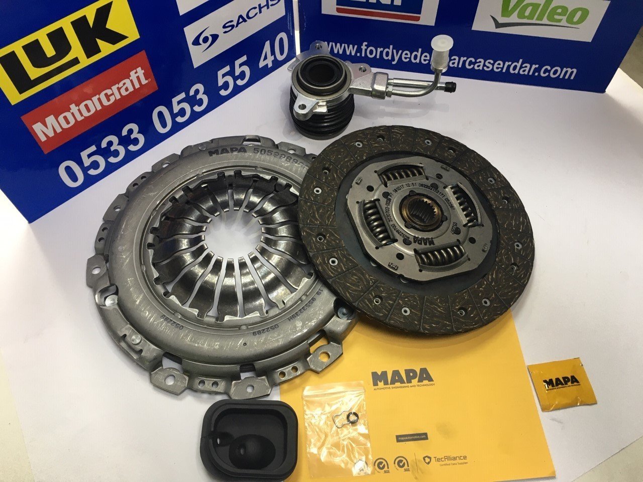 Debriyaj baskı balata bilyalı tk set 2.0 motor Mondeo 93-99 arası