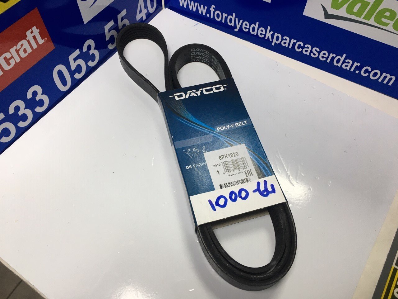 Ford V Kayışı +AC Klimalı Ford Escort ve Focus Dayco 6PK1920