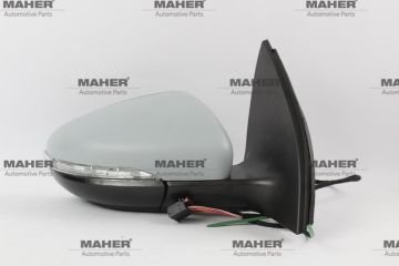 DIŞ DİKİZ AYNASI SAĞ KOMPLE SİNYALLİ ISITMALI ASTARLI GOL6 08-12 ARASI MHR-15166 5K0857507AD9B9 3-K