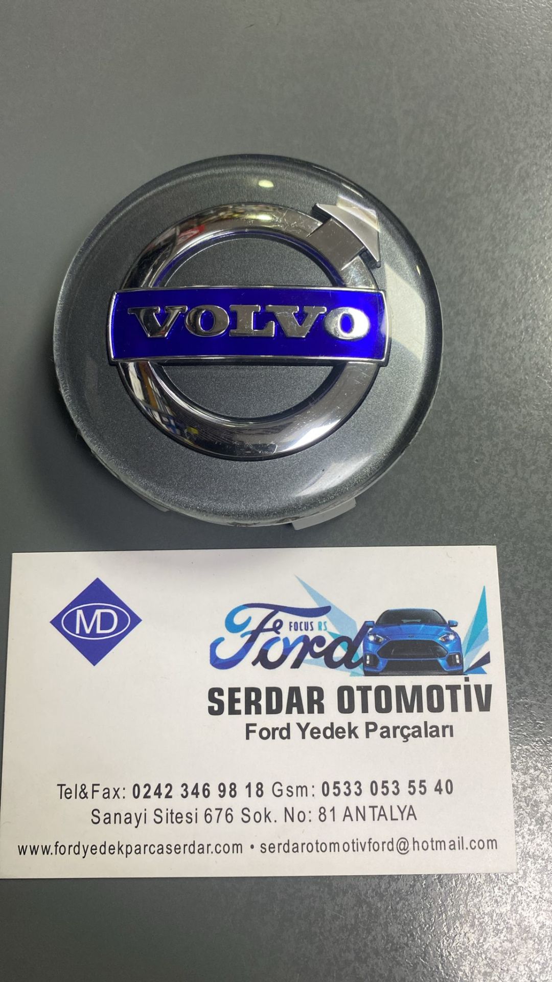 Volvo S60 V60 S80 V70 XC90 V40 Jant Göbeği 30748052 ( 1 adet fiyatıdır)