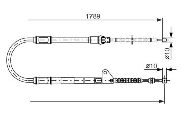 FREN TELİ. 1789 MM