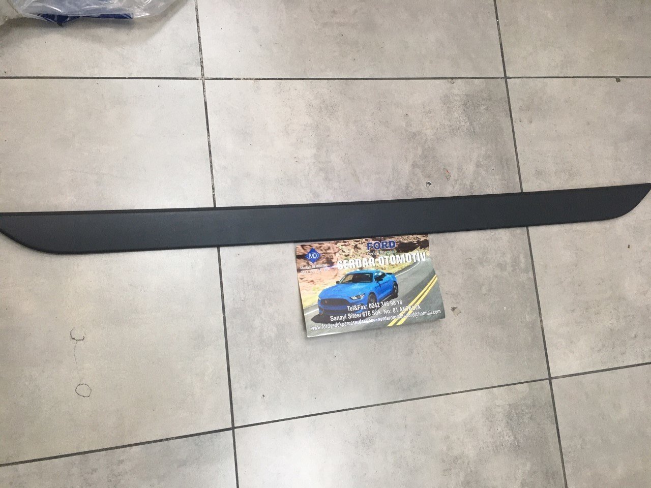 Arka Tampon Alt Kaplaması 2010-2013 Yıllar Arası Ford Connect