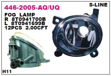 Audi SİS LAMBASI SOL AUDİ (A4 07-08) ( A5 07-09 ) Q5 08- DEPO 4462005LUQ 8T0941699B