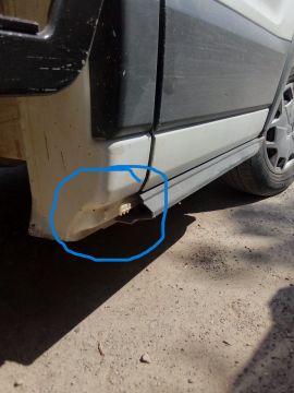 FORD TRANSİT EK PLASTİK KÜÇÜK MARŞBİYEL SAĞ TRANSİT V363 BK31 D10154 AE
