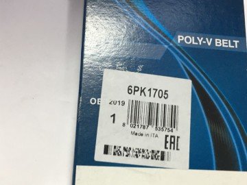 Ford Fiesta V Kayışı 1.4 TDCİ 2002-2008 Yıllar Arası DAYCO 6PK1705