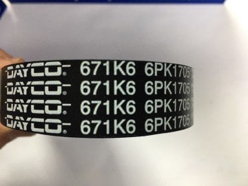 Ford Fiesta V Kayışı 1.4 TDCİ 2002-2008 Yıllar Arası DAYCO 6PK1705