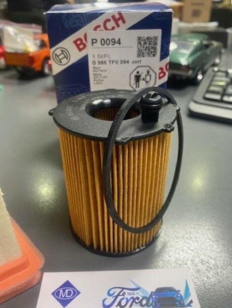 Yağ Filtre Elemanı Euro4 Euro5 Euro6 Dizel Focus Fiesta Bmax Cmax Kuga Mondeo Courier Volvo BOSCH 0986TF0094 2S6Q6714