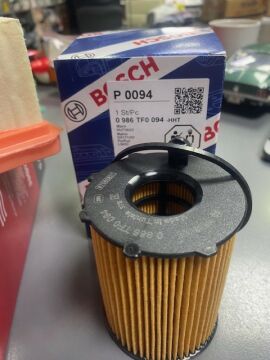 Ford Yağ Filtre Elemanı Euro4 Euro5 Euro6 Dizel Focus Fiesta Bmax Cmax Kuga Mondeo Courier Volvo BOSCH 0986TF0094 2S6Q6714