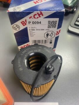 Ford Yağ Filtre Elemanı Euro4 Euro5 Euro6 Dizel Focus Fiesta Bmax Cmax Kuga Mondeo Courier Volvo BOSCH 0986TF0094 2S6Q6714