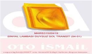 ÖN SİNYAL LAMBASI DUYSUZ SOL SARI TRANSİT 94-01 ARASI