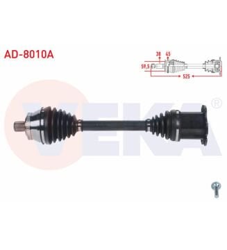 AUDİ A4 ÖN AKS (SAĞ VE SOL AYNIDIR ) 04-08 ARASI AD8010A VEKA 8E0407271BK