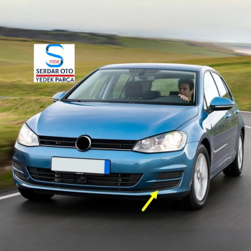 VOLKSWAGEN GOLF7 SİS FAR ÇERÇEVESİ ALT KAPAĞI SOL SİS DELİKSİZ 13-17 ARASI 5G08536659B9 2-121 (Kargosu Ücretsiz)