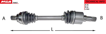 Ford Ön Aks Sol Komple 1.6 Tdci Dizel 2003-2011 Model Arası Focus ve Cmax Volvo Mga 70457 3M51 3B437 DF (Kargosu Ücretsiz)