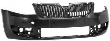 Skoda Octavia Ön Tampon + Panjuru Krom Çerçeveli 13-16 Arası 5E0807217 5E0853651