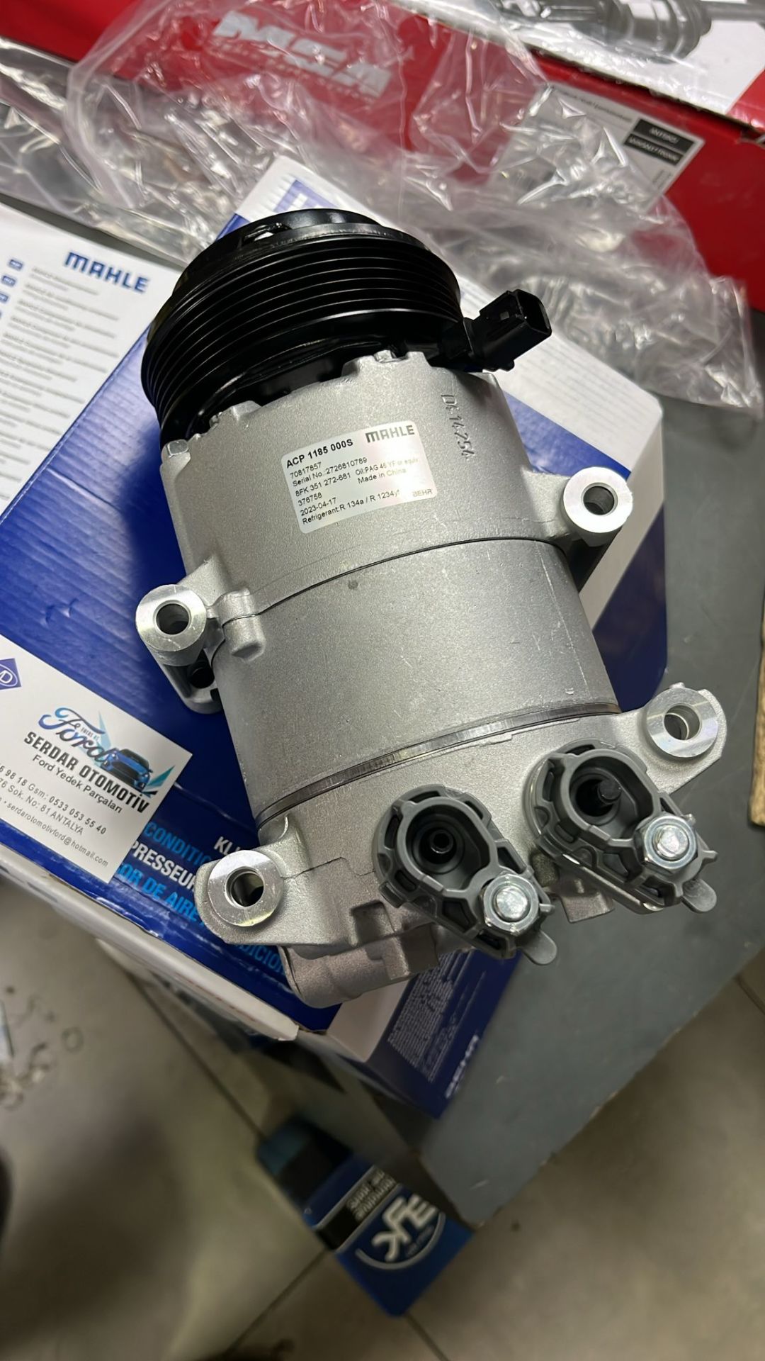Focus 1.6 Tdci Klima Komprasörü  AV1119D629BC 1185000S Beher (Kargosu Ücretsiz)