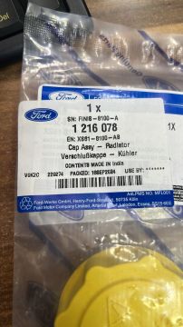 Ford Focus Connect Escort Fiesta Radyatör Kapağı Sarı Termostatlı Orjinal Ford