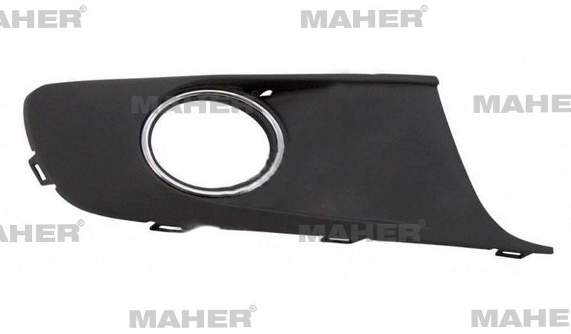 CADDY 10-15 ARASI ÖN TAMPON SİS LAMBA far ÇERÇEVESİ SAĞ DELİKLİ NİKALAJ ÇERÇEVELİ 2K0853666T9B9 MHR-12769 F-26