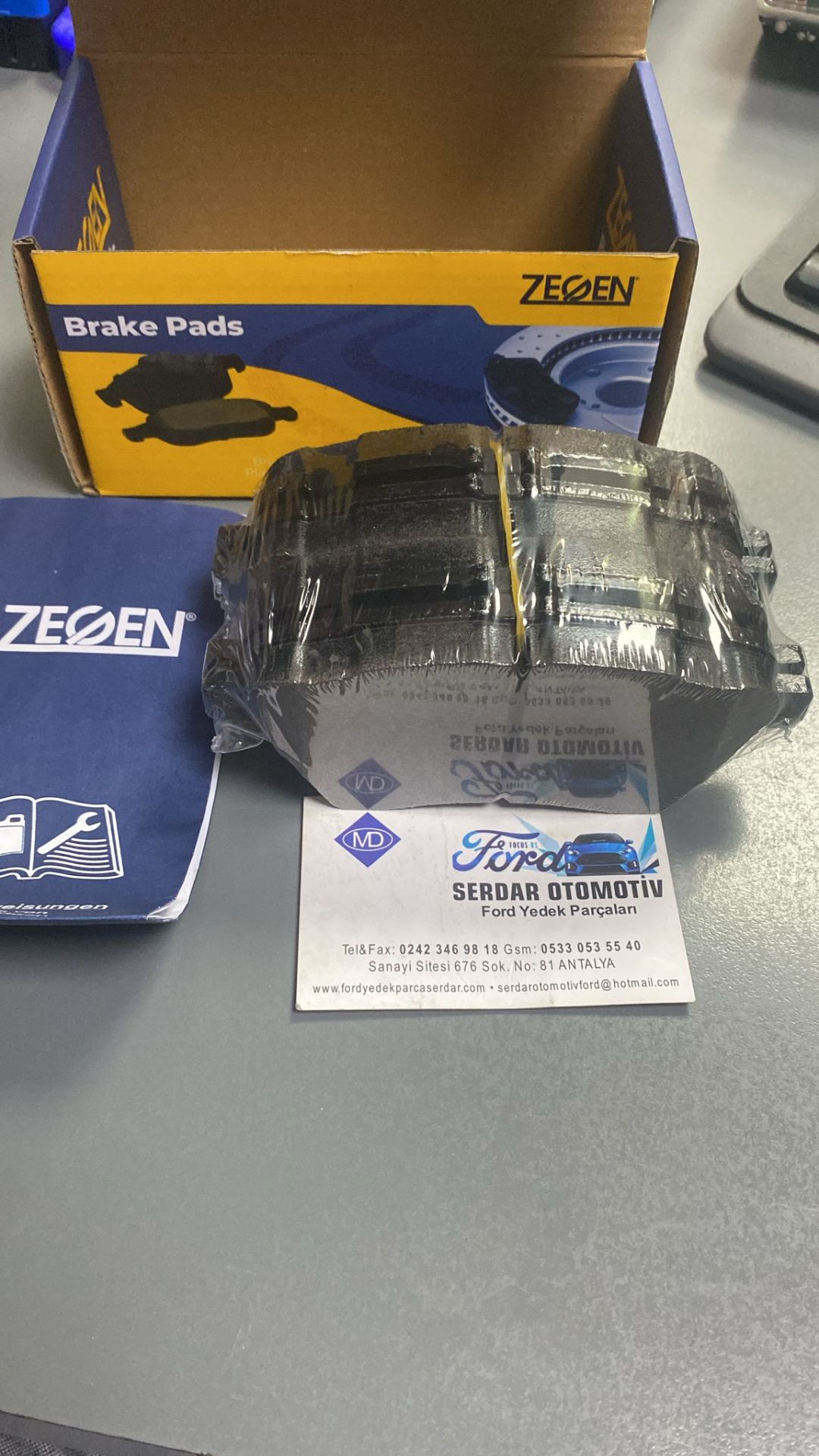 Courier Ön Fren Balata Takımı Zegen 151400 MET762K021