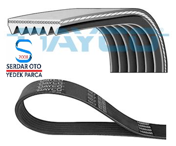 FORD FİESTA 1.25 1.4 BENZİNLİ V KAYIŞI 02-11 Arası Dayco 6PK1019EE 2S6E6D301EA 8V2Q6D314AB