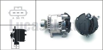 ALTERNATOR 12V 120A FOCUS 1.8TDDI 98 05 CONNECT 1.8TDCI 02 13 SAFTLI TIP-CANAKLI