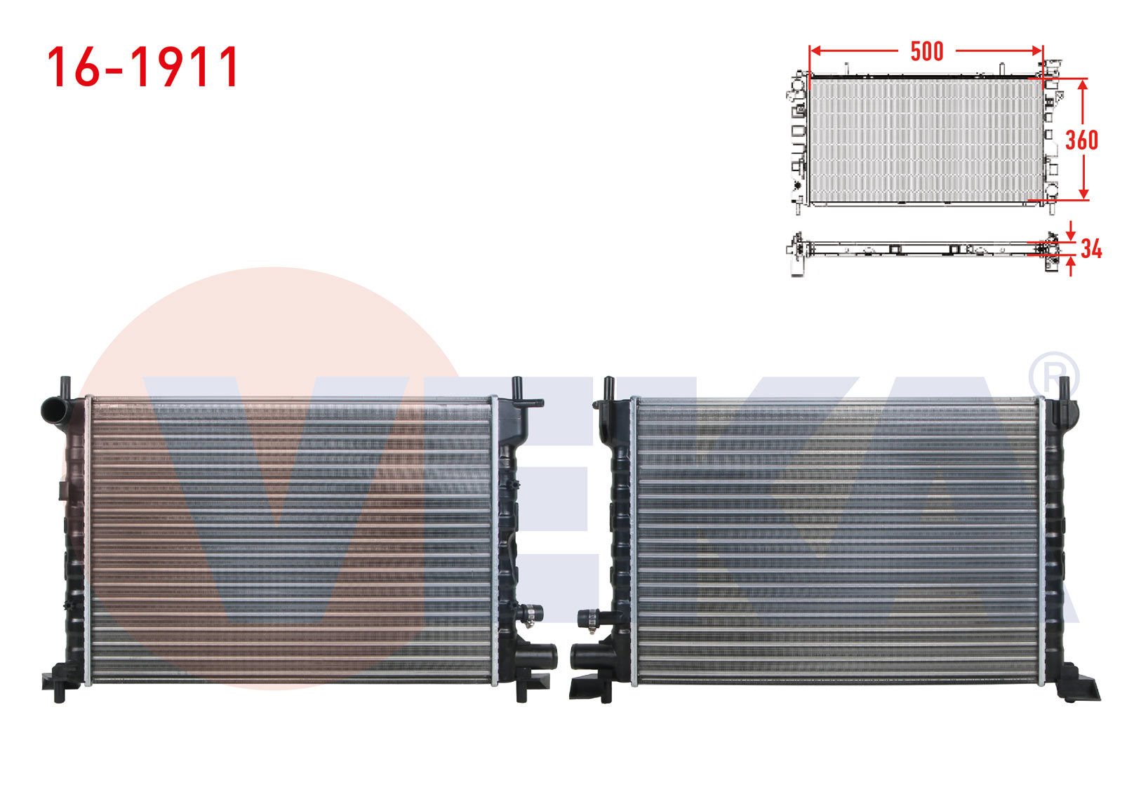 Fiesta Su Radyatörü -ac Klimasız XS6H8005EB