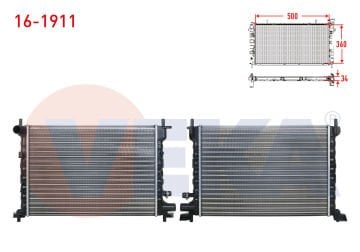 Fiesta Su Radyatörü -ac Klimasız XS6H8005EB
