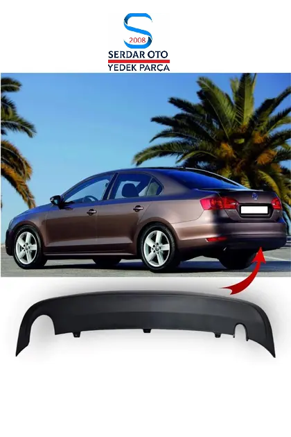 VOLKSWAGEN JETTA ARKA TAMPON ALT SPOYLERİ DEFLEKTÖR 11-14 ARASI 5C6807433C (Kargosu Ücretsiz)