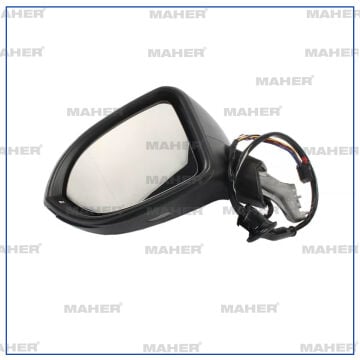 VOLKSWAGEN PASSAT B8 SOL DIŞ DİKİZ AYNASI ELEKTİRİKLİ ISITMALI SİNYALLİ ASTARLI (ELLE MANUEL KATLANIR MAHER 13851 3G1857507AG9B9 D1-B4