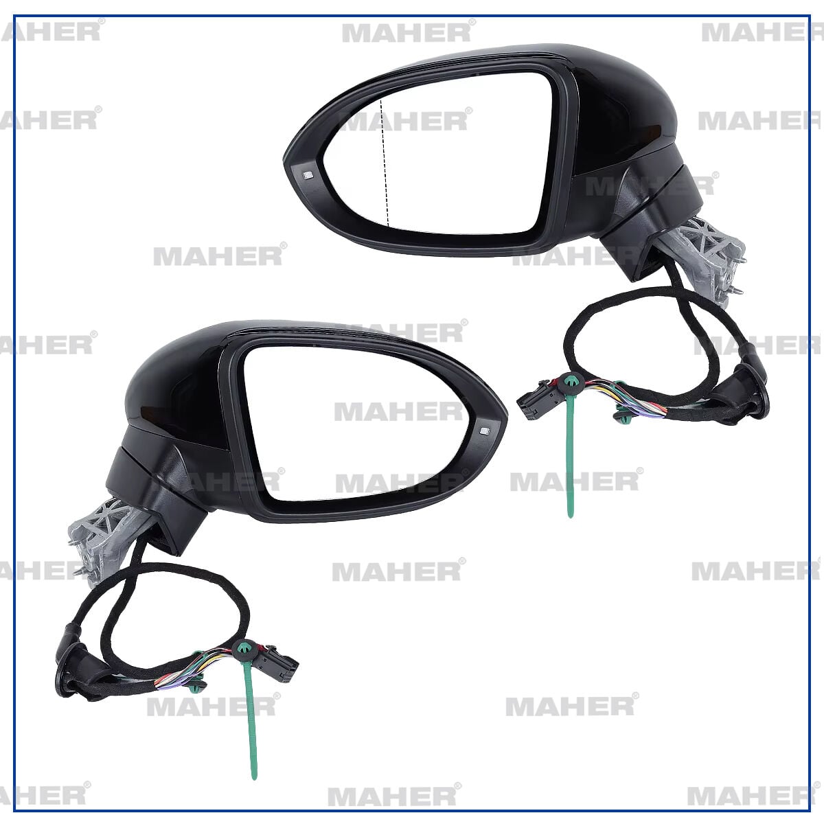 VOLKSWAGEN PASSAT B8 SOL DIŞ DİKİZ AYNASI ELEKTİRİKLİ ISITMALI SİNYALLİ ASTARLI (ELLE MANUEL KATLANIR MAHER 13852 3G1857508AG9B9  (Kargosu Ücretsiz)