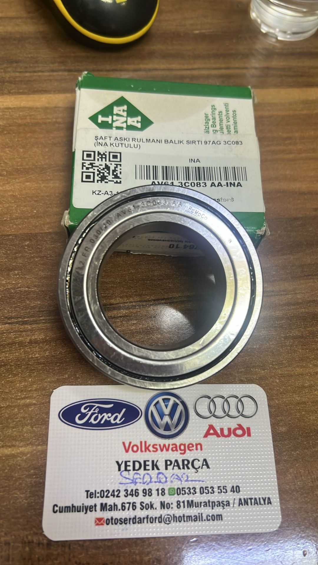 Ford ÖN AKS SAĞ ŞAFT ASKI BİLYASI FOCUS FİESTA CONNECT COURİER FUSİON CMAX İNA AV613C083AA (Kargosu Ücretsiz)
