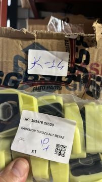 RADYATÖR BAĞLANTI ALT BRAKETİ TAKOZU AYAK KÜÇÜK GOLF4 GOLF5 GOLF6 BORA LEON POLO TELODO 293476 XK-14