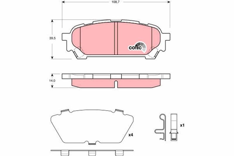 x ARKA BALATA SUBARU FORESTER 2.0 S 02 2.5 XT 03 05 IMPREZA 1.6 2.0 i AWD 00 05