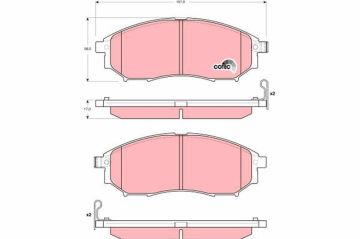 ÖN BALATA NAVARA 2.5 DCI 05-10 QASHQAL 07-11 KALEOS 2.5 2.0DCİ 08 PATHIFINDER 05-10 INFINITI
