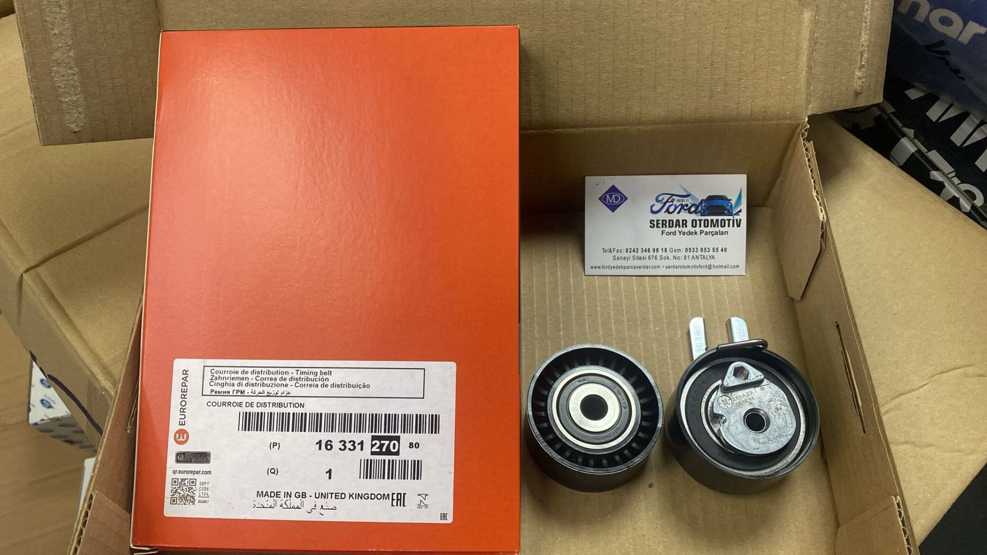 Focus Cmax VolvoS40 Triger Kayış Seti 1.6 Dizel Tdi Eurorepar 3M5Q8A615 E118431