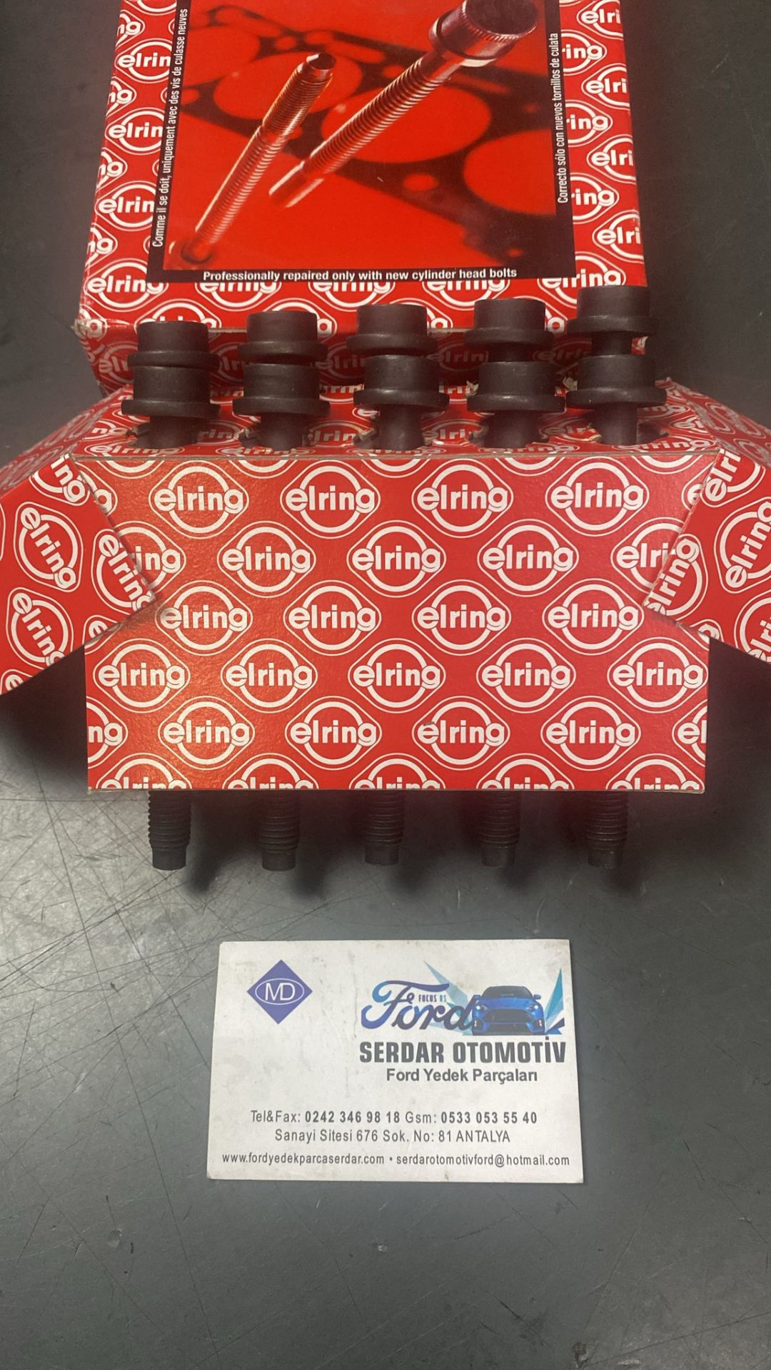 Ford Escort - Mondeo Silindir Kapak Saplama takımı 1.6 1.8 2.0 16v clx zetec Elring 802870