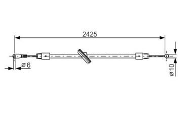 FREN TELİ. 2425 MM