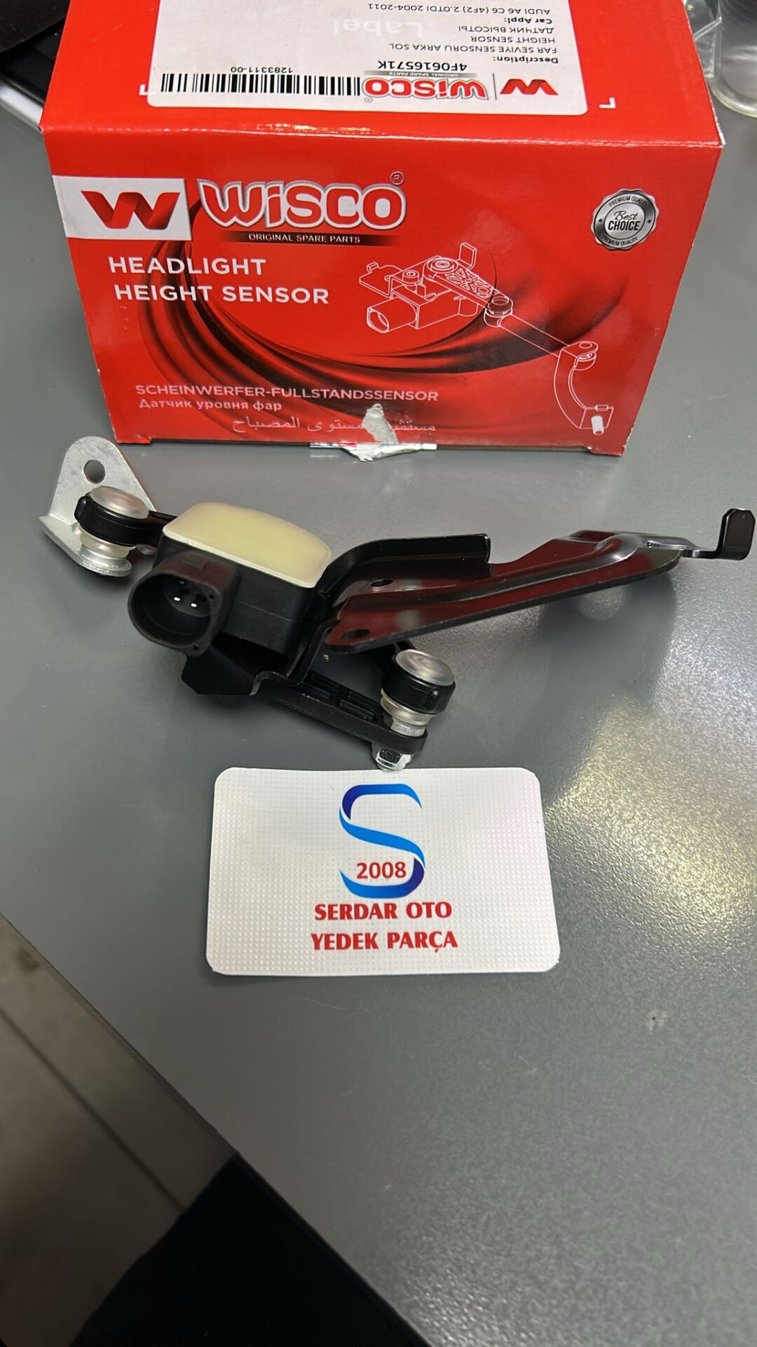 AUDİ A6 FAR SEVİYE SENSÖRÜ ARKA SOL 04-11 ARASI 4F2 2.0 TDİ 4F0616571K