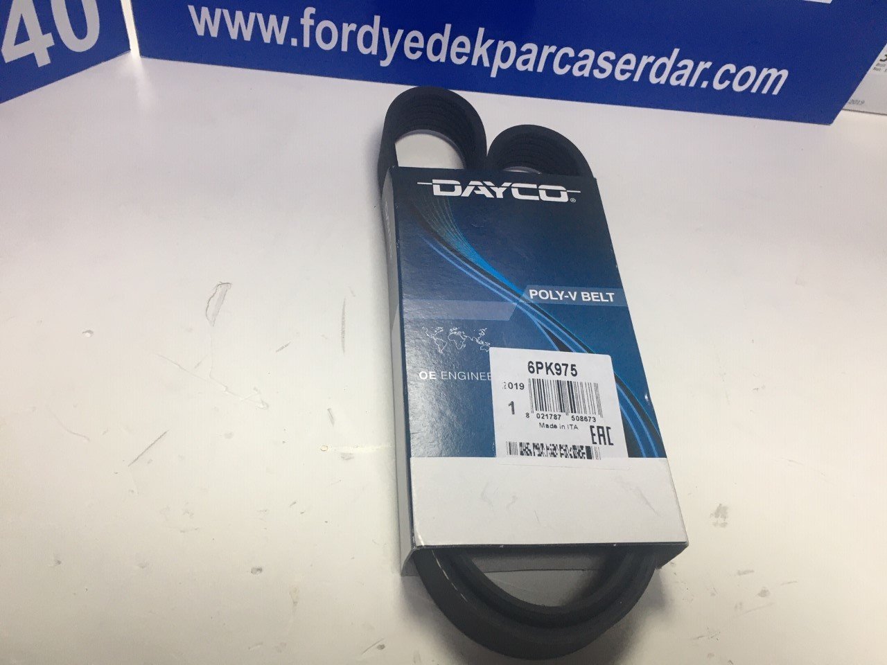 V kayışı 1.6 TDCİ Focus Cmax Fiesta DAYCO 6pk975 AV6Q6C301EA