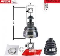 Audi Dış Aks Kafası Körüklü Absiz A4 A5 A6 MGA 70853 8K0498099D (=LÜTFEN AÇIKLAMA BÖLÜMÜNÜ OKUYUNUZ=)