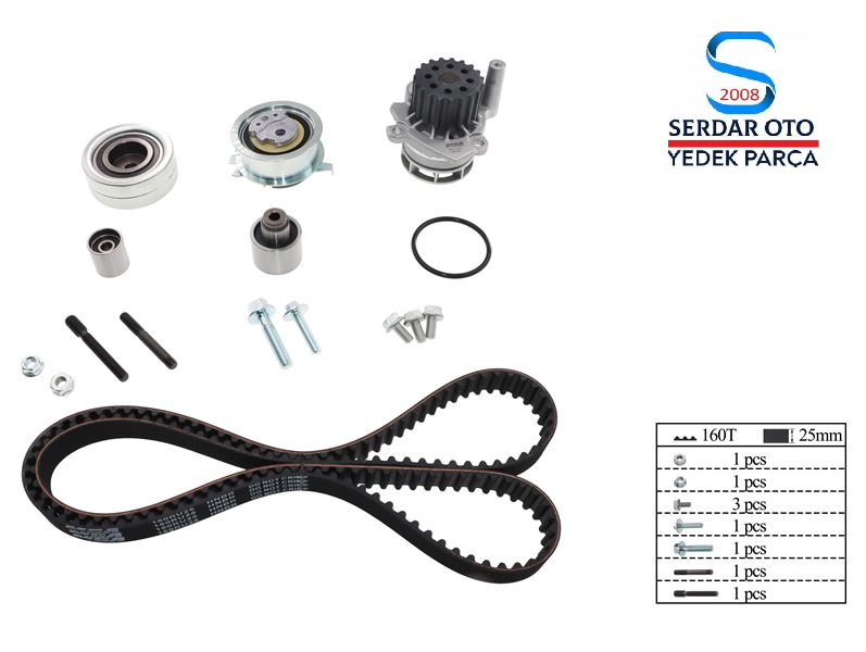TRİGER KAYIŞ SETİ+DEVİRDAİM POLO-GOLF6-JETTA-PASSAT-T5-CRAFTER-AMAROK-A3-A4-LEON CAYB-CAYC-CAYD-CAAB-CAAC-CKUB-CKTB-CFFB-CFWA-CAGA-CDCA-CDBA-CNFB 1,2 TDI-1,6 TDI-2,0 TDI 10- BOSCH 1987945328 03L198119A 3-ÜST