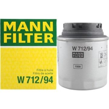 Vw YAĞ FİLTRESİ Benzinli 2010- Sonrası GOLF6-JETTA IV-POLO-TOURAN-PASSAT-TiGUAN-BEETLE-Audi A3-İBİZA-FABİA-OCTAVİA CAXA-CBZA-CBZB-CNVA-CTHG-CZCA-CAVA 1,2 TSİ-1,4 TSİ MANN W 712/94 03C115561D-H-E-B